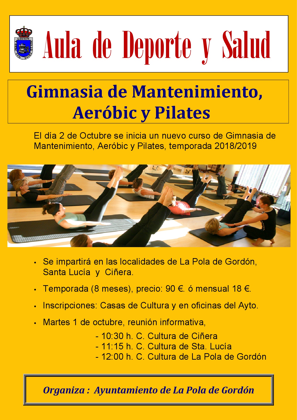 Programa Deportivo Municipal 2019 2020 Ayuntamiento De La Pola De Gordon