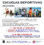 Cartel Escuelas Deportivas 2022-2023