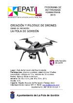 Cartel de Curso de Drones, 30 nov. de 2019