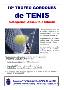 Cartel del Trofeo Gordonés de Tenis, verano 2018