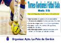 Cartel del Torneo Gordonés de Fútbol Sala 2018