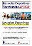 Cartel Escuelas Deportivas para Alumnos en Deducación Secundaria y Bachiller
