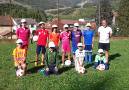 Fotografia del grupo del Campus de Fútbol Base